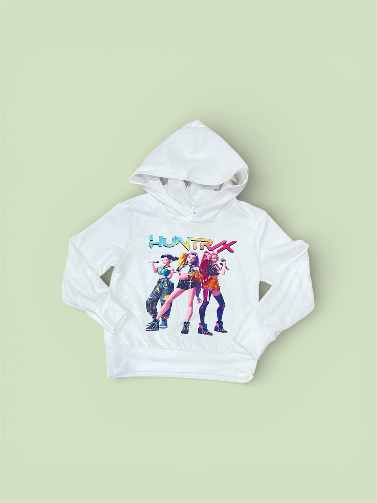 Sudadera blanca primavera k-Pop - Pronta moda - Frontal - Moda Infantil Chicle