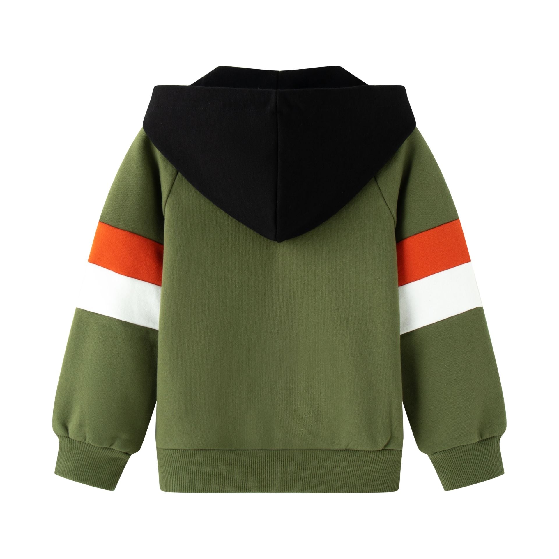 Sudadera con cremallera en verde - Newness - Detalle 1 - Moda Infantil Chicle