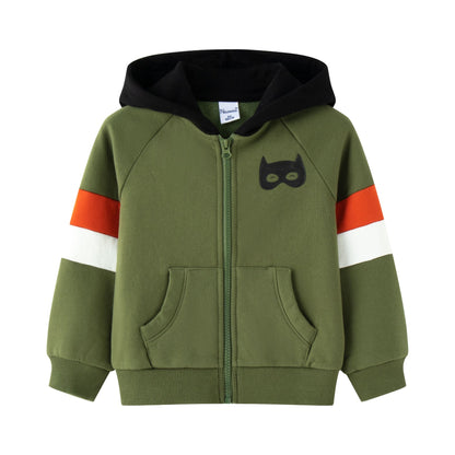 Sudadera con cremallera en verde - Newness - Frontal - Moda Infantil Chicle