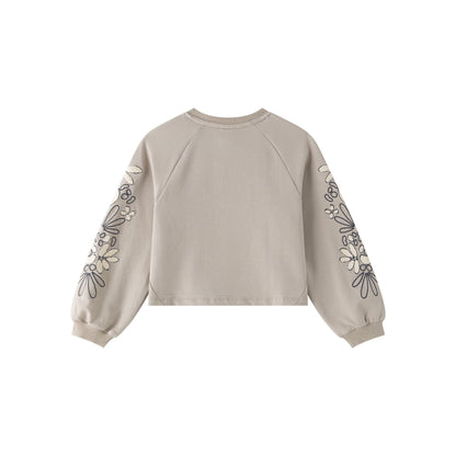Sudadera de felpa perchada - Newness - Detalle 2 - Moda Infantil Chicle
