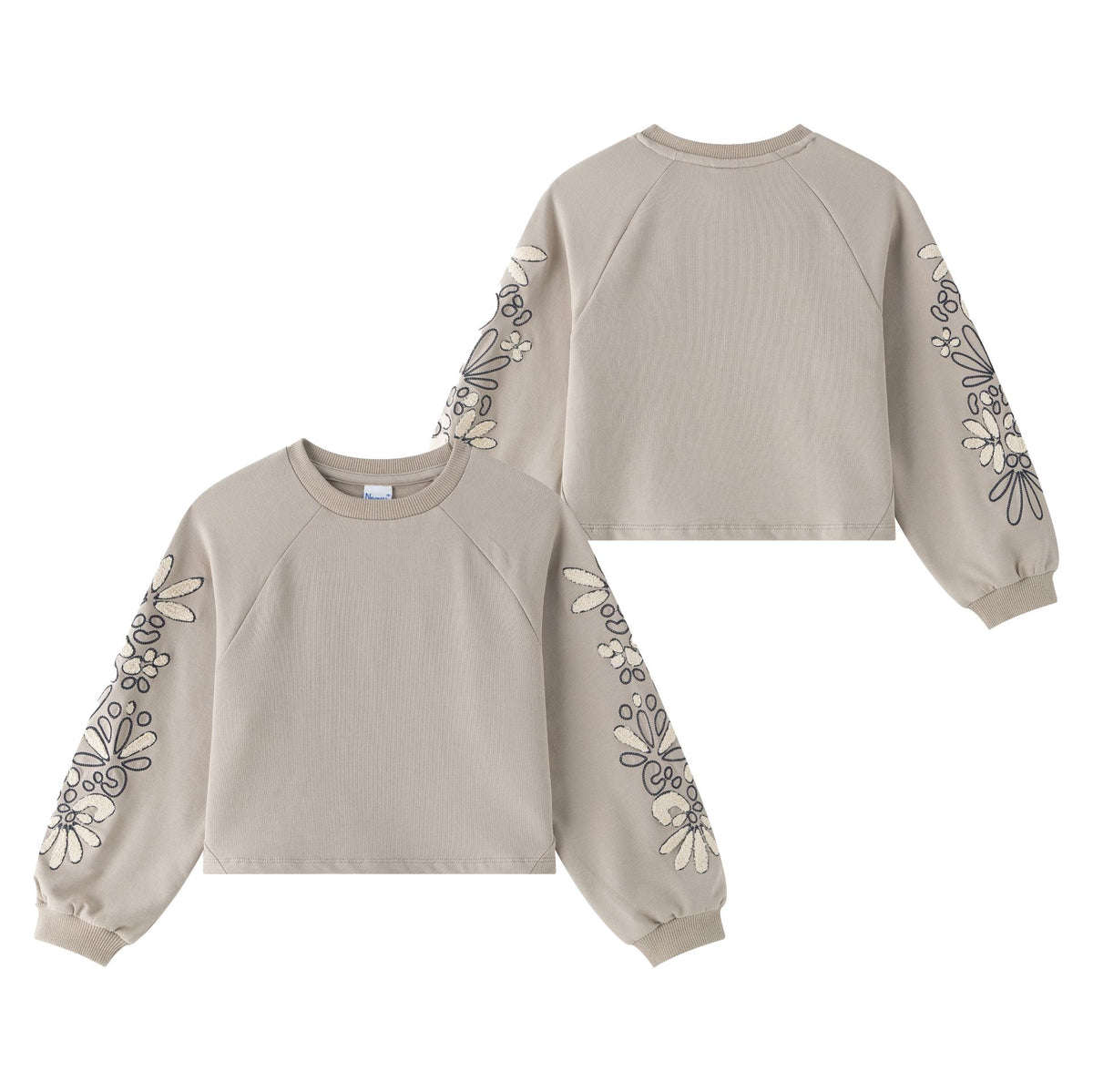 Sudadera de felpa perchada - Newness - Detalle 3 - Moda Infantil Chicle