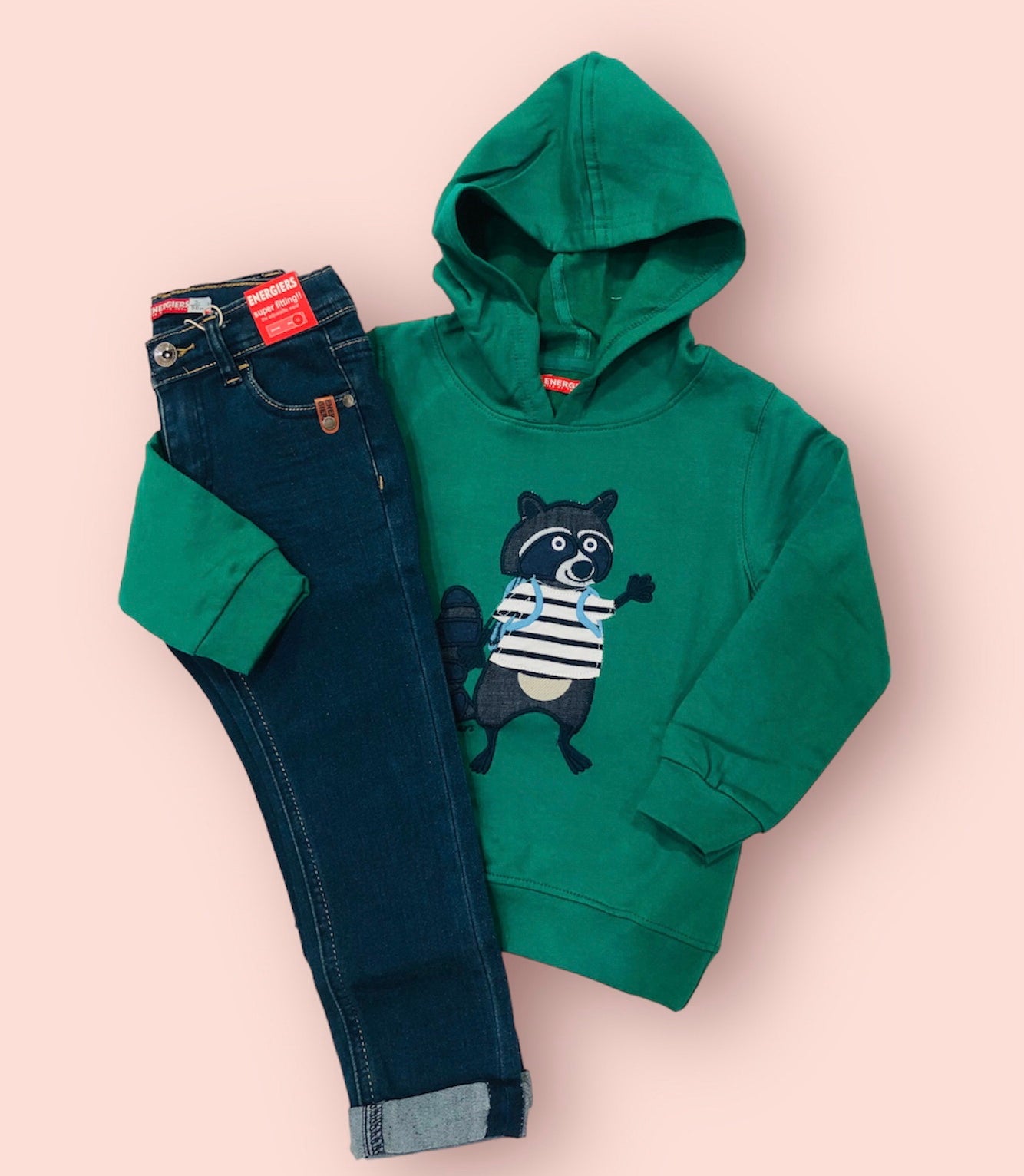 Sudadera de niño infantil Energiers de invierno 2023 - Detalle 3 - Moda Infantil Chicle