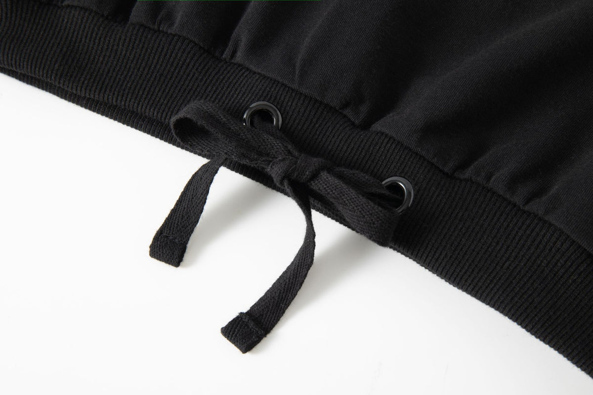 Sudadera ni�a en negra - Newness invierno 2024 - Detalle 4 - Moda Infantil Chicle