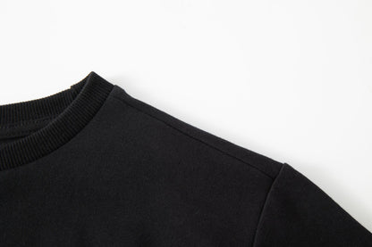 Sudadera niña en negra - Newness invierno 2024 - Detalle 3 - Moda Infantil Chicle