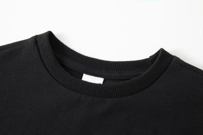 Sudadera niña en negra - Newness invierno 2024 - Detalle 6 - Moda Infantil Chicle