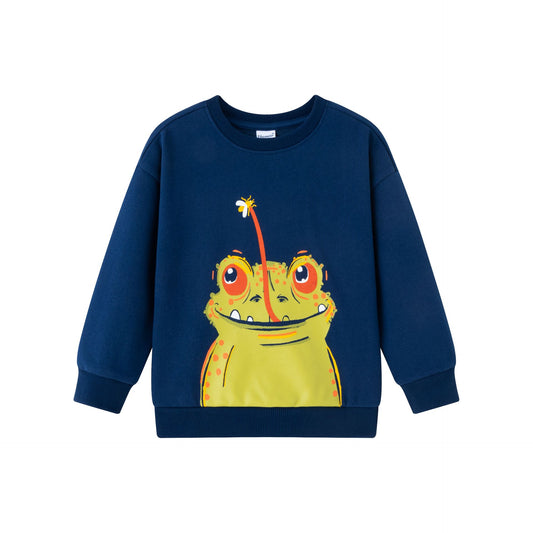 Sudadera rana - Newness - Frontal - Moda Infantil Chicle