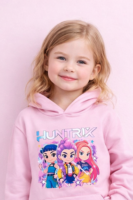 Sudadera rosa primavera k-Pop - Pronta moda - Frontal - Moda Infantil Chicle