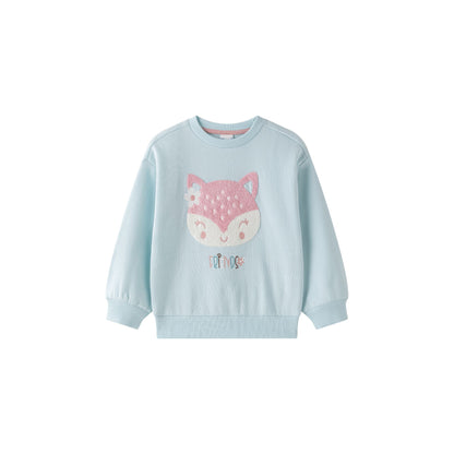 Sudadera verde zorro - Newness - Detalle 1 - Moda Infantil Chicle