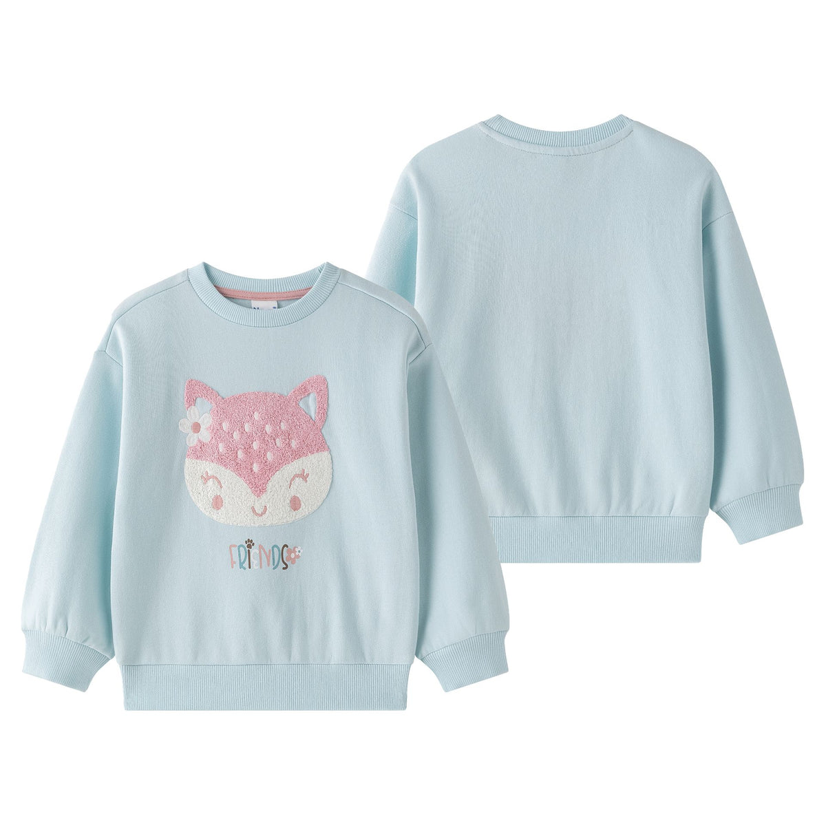Sudadera verde zorro - Newness - Detalle 2 - Moda Infantil Chicle