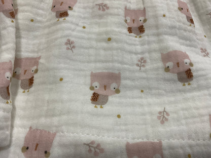 Vestido bebé de lana y tejido de búhos - Detalle 1 - Moda Infantil Chicle