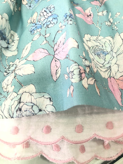 Vestido bebé niña estampado floral - Basmarti verano 2024 - Detalle 3 - Moda Infantil Chicle