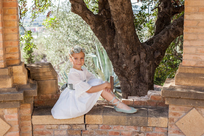 Vestido Ceremonia ni�a de Coco Acqua Colecci�n 2024 - Detalle 3 - Moda Infantil Chicle