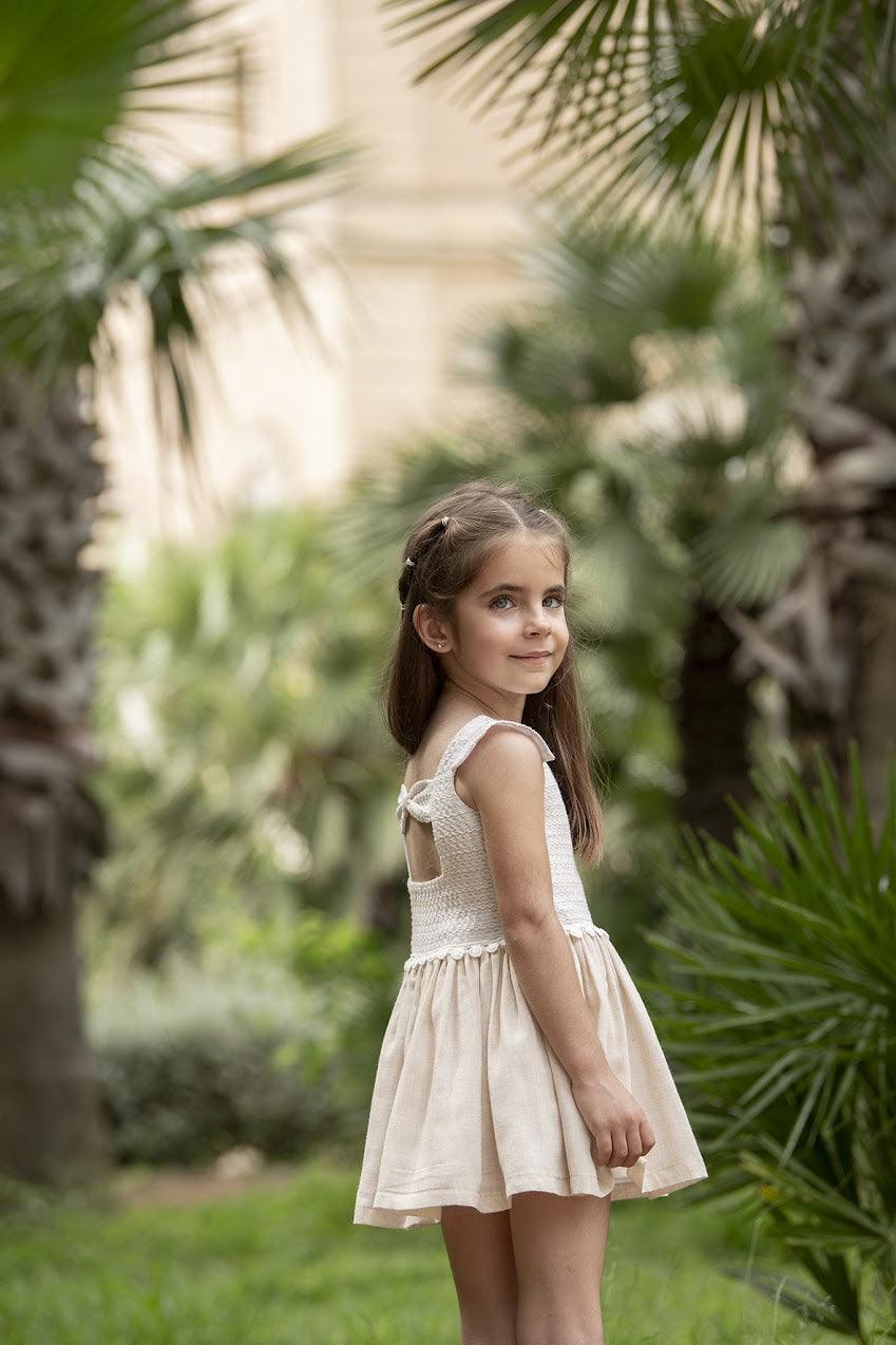 vestido de ni�a primavera de Coco Acqua - Detalle 4 - Moda Infantil Chicle
