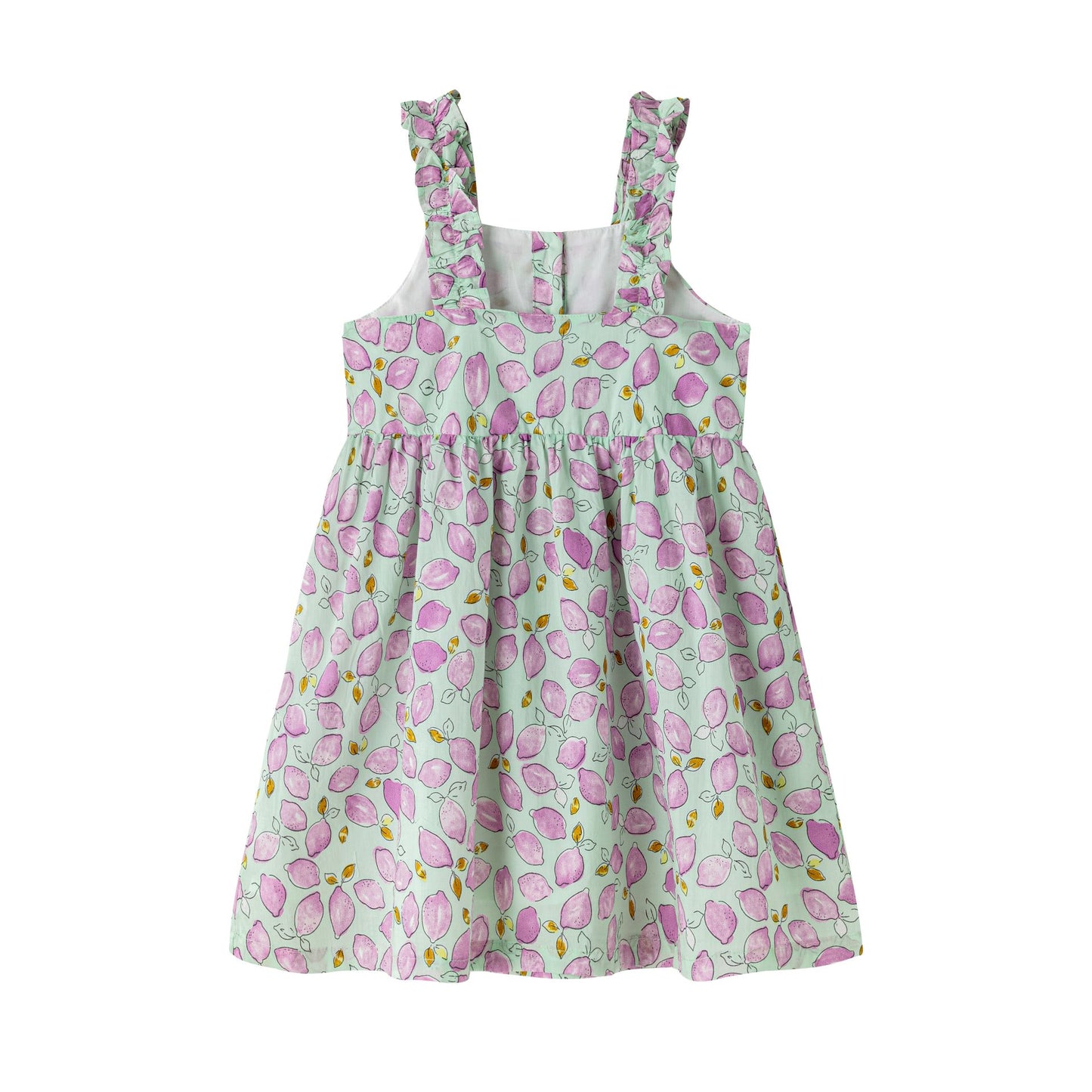 Vestido de niña con tirante fruncido verano 2024 Newness - Detalle 1 - Moda Infantil Chicle