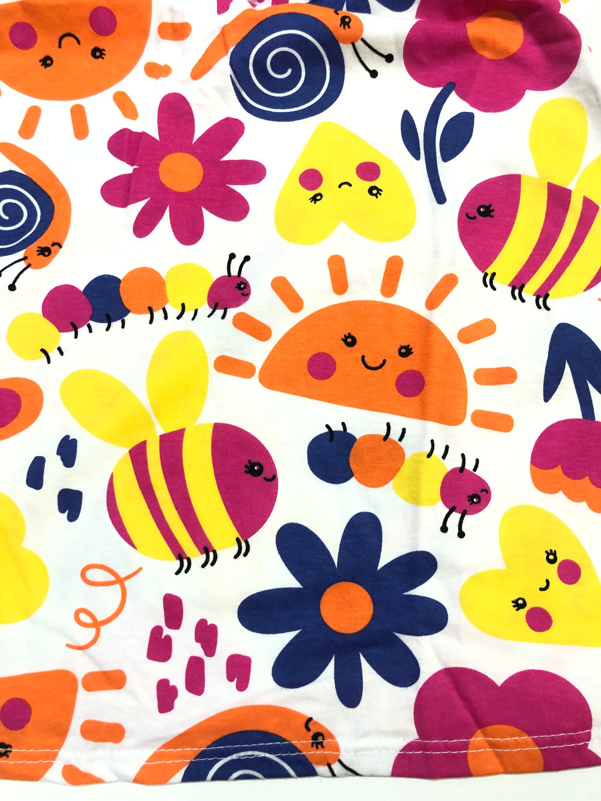 Vestido de niña de algodón con estampado verano - Kyly - Detalle 1 - Moda Infantil Chicle