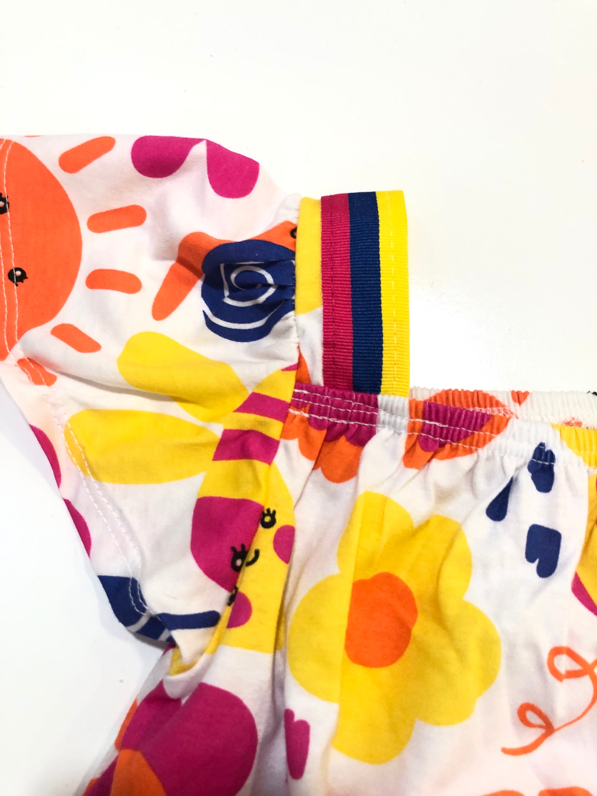 Vestido de niña de algodón con estampado verano - Kyly - Detalle 2 - Moda Infantil Chicle
