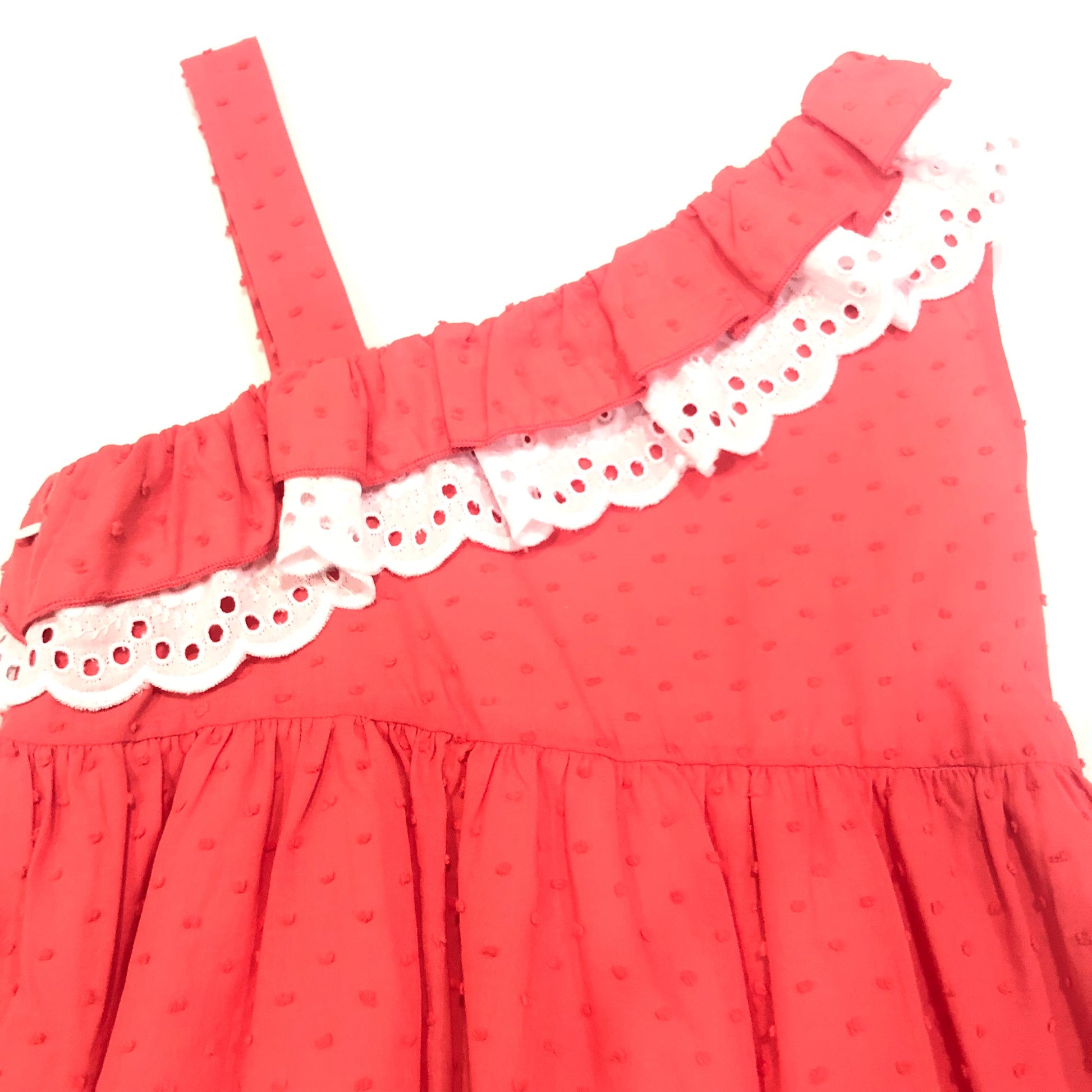 Vestido de niña de Lor Miral Primavera 2023 - Detalle 1 - Moda Infantil Chicle