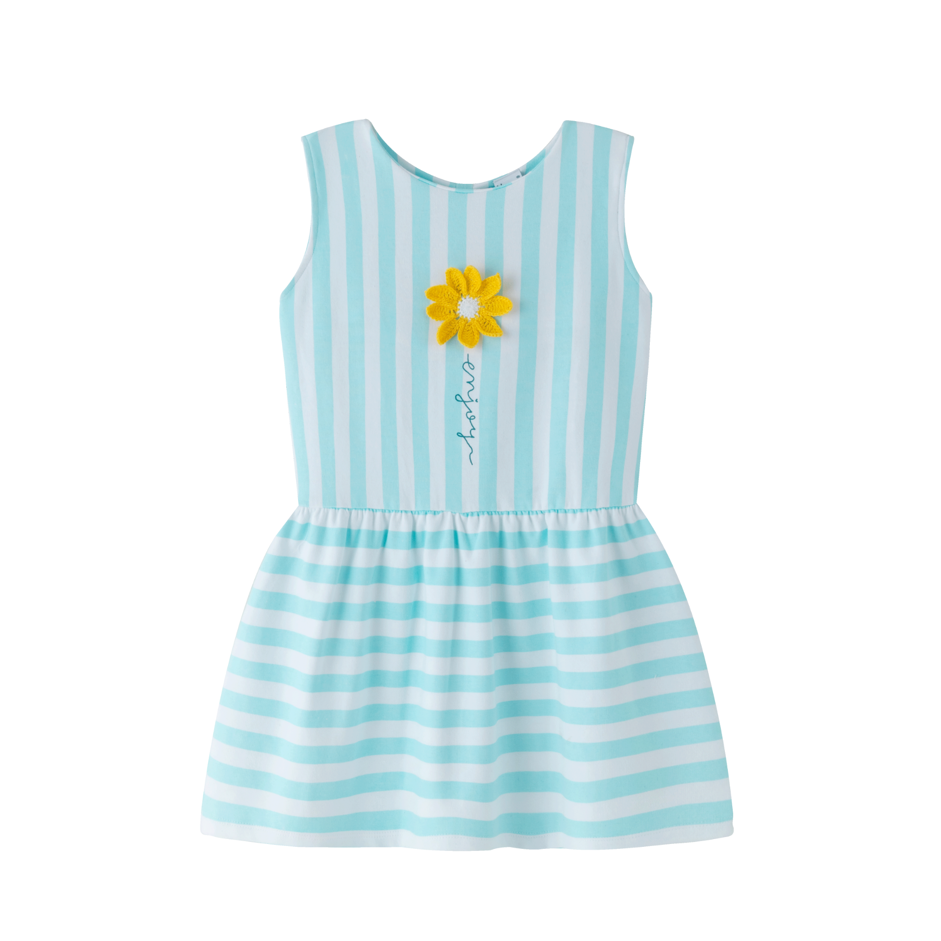 Vestido de niña de primavera - verano de Newness - Frontal - Moda Infantil Chicle