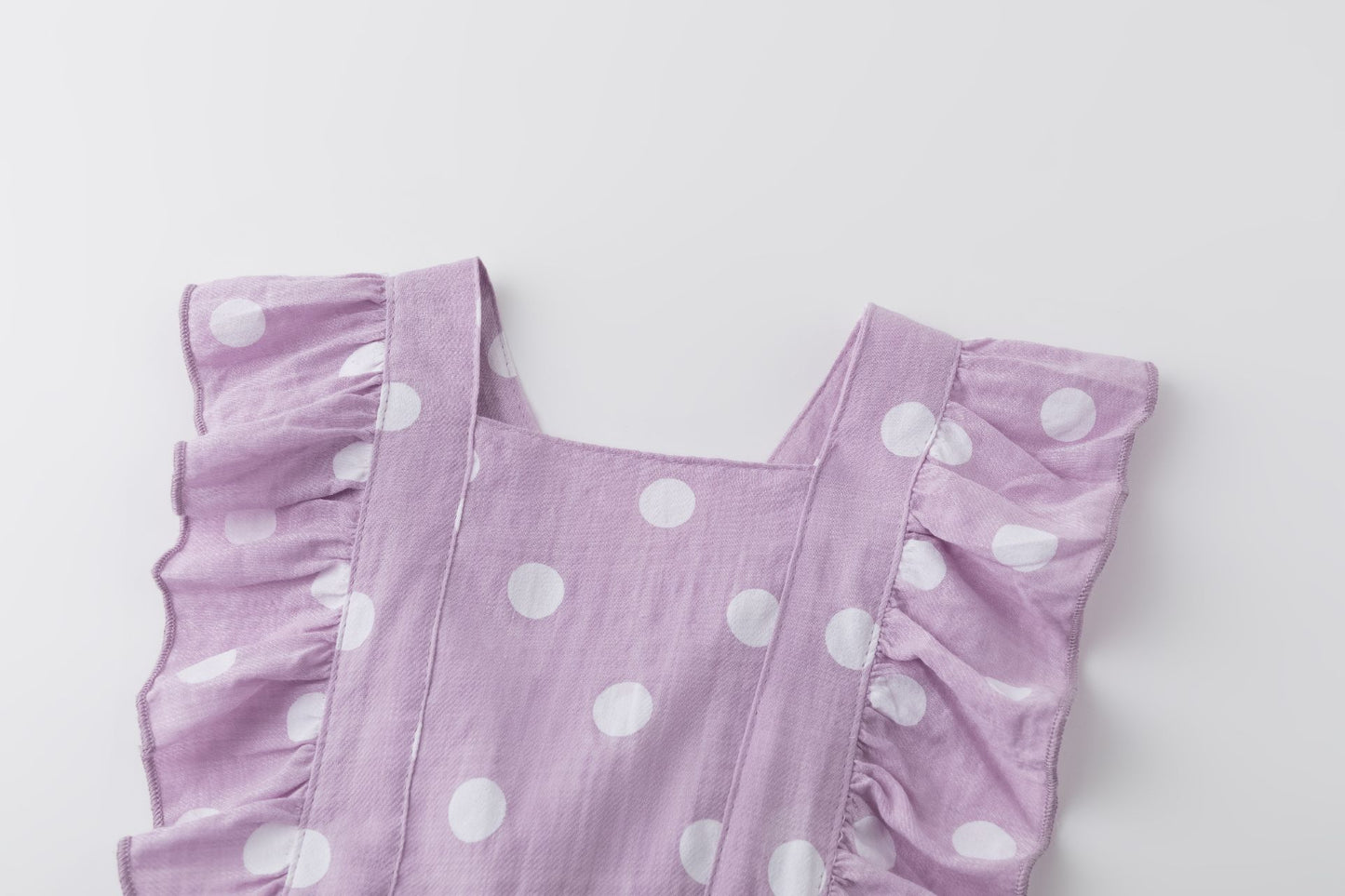 Vestido de niña en morado verano 2024 Newness - Detalle 2 - Moda Infantil Chicle