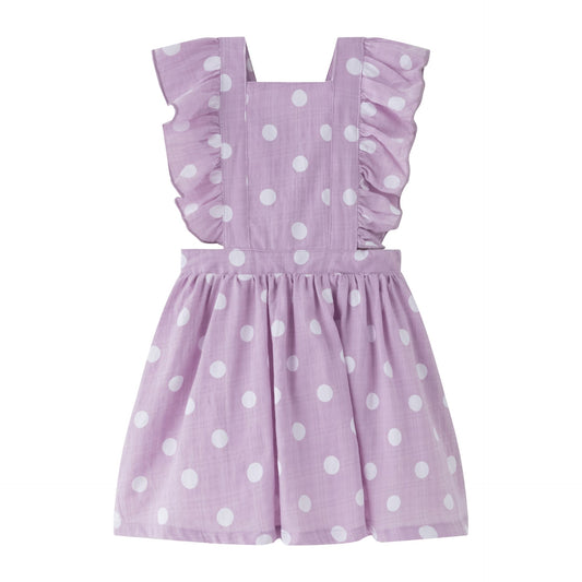 Vestido de niña en morado verano 2024 Newness - Frontal - Moda Infantil Chicle