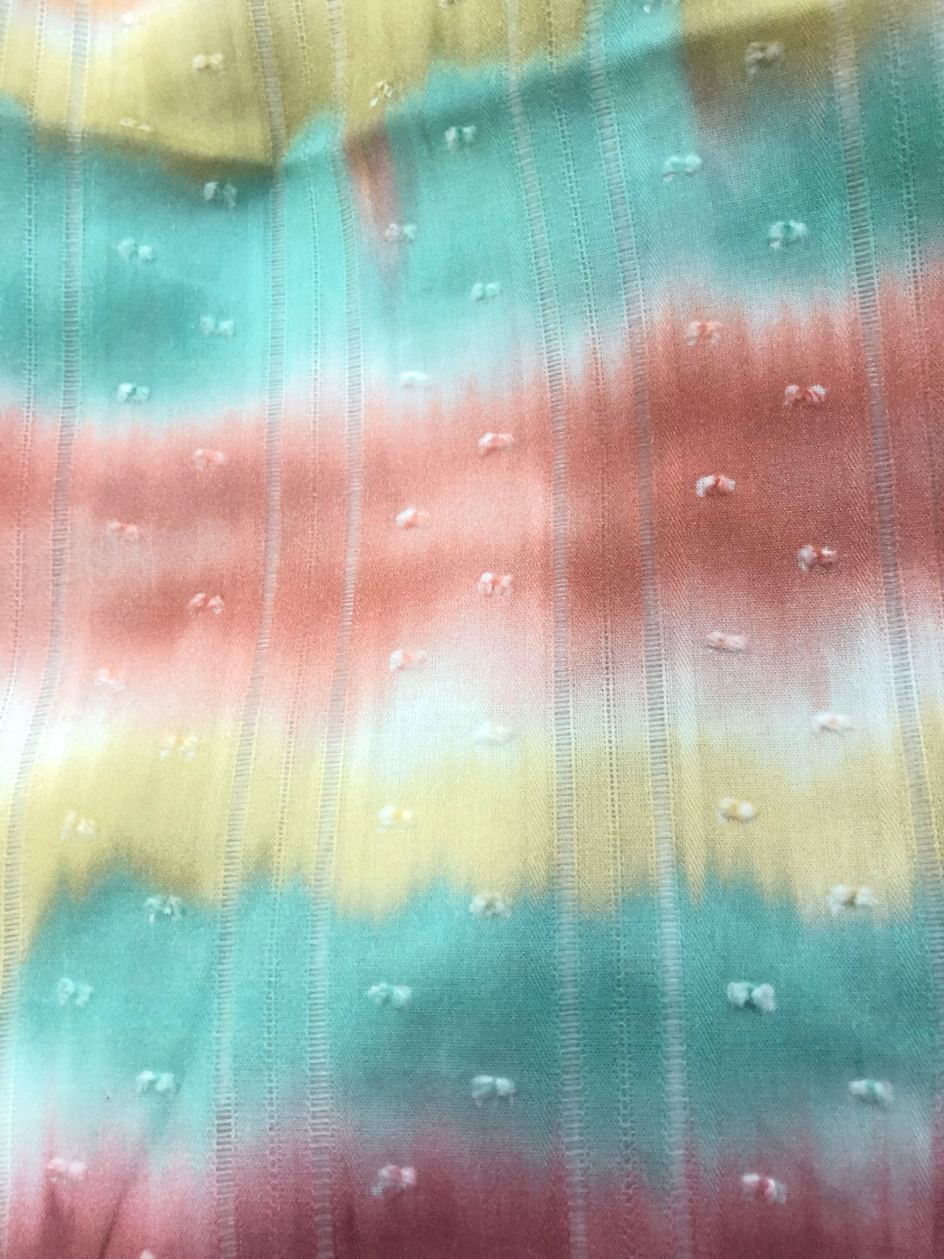 Vestido de niña multicolor - Coco Acqua - Detalle 2 - Moda Infantil Chicle