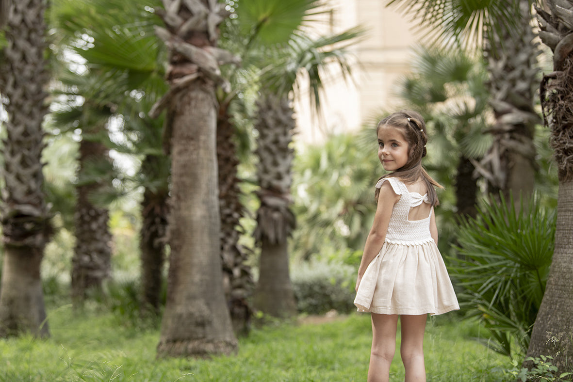 vestido de niña primavera de Coco Acqua - Detalle 2 - Moda Infantil Chicle