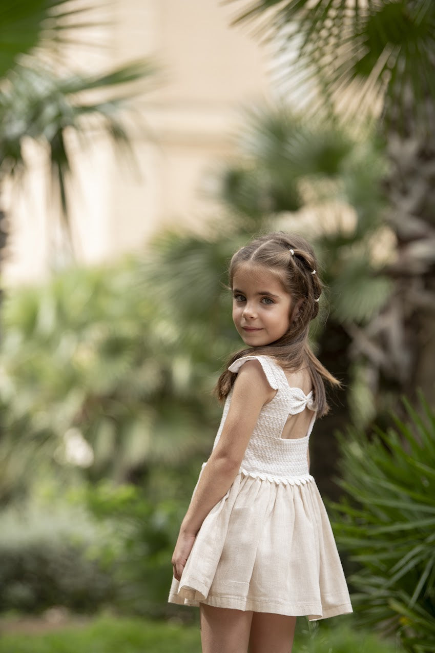 vestido de niña primavera de Coco Acqua - Detalle 3 - Moda Infantil Chicle