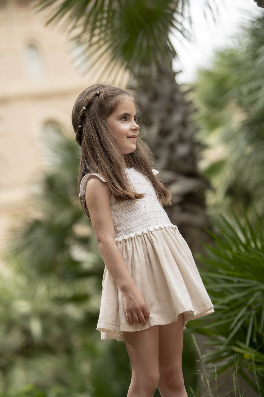 vestido de niña primavera de Coco Acqua - Detalle 5 - Moda Infantil Chicle