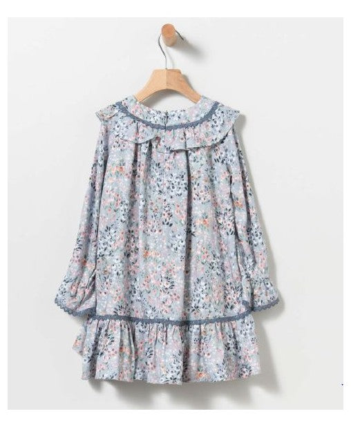 Vestido invierno de manga larga - Coco Acqua 2024 - Detalle 2 - Moda Infantil Chicle