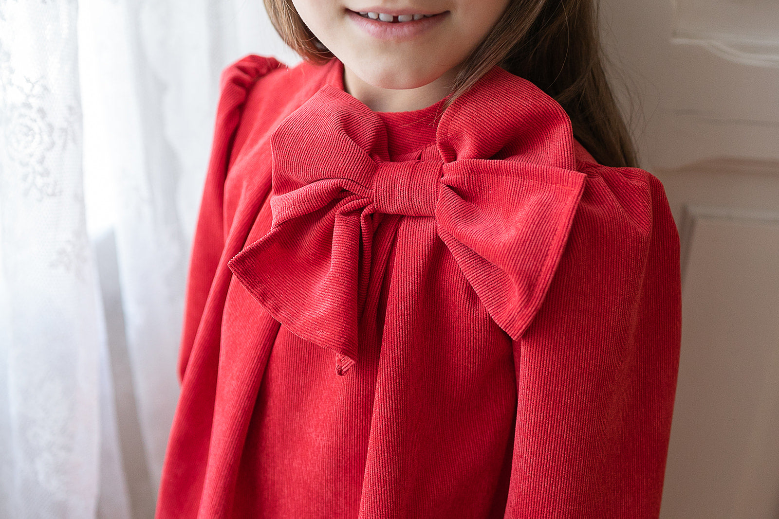 Vestido invierno en micropana - Coco Acqua 204 - Detalle 2 - Moda Infantil Chicle