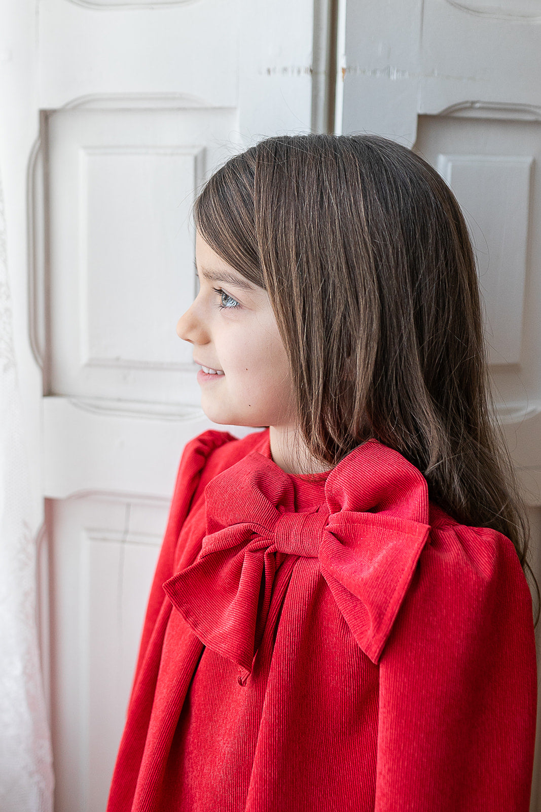 Vestido invierno en micropana - Coco Acqua 204 - Detalle 3 - Moda Infantil Chicle