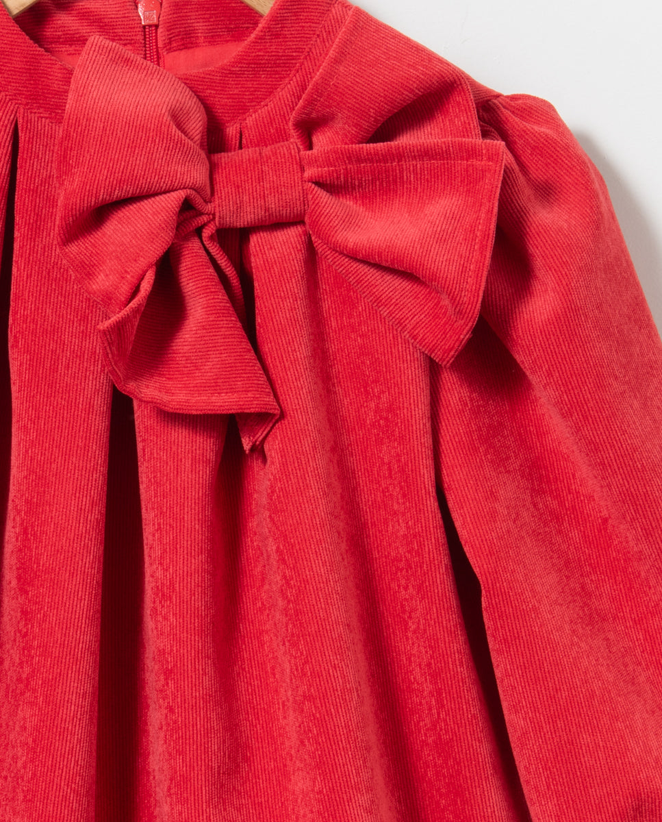 Vestido invierno en micropana - Coco Acqua 204 - Detalle 4 - Moda Infantil Chicle