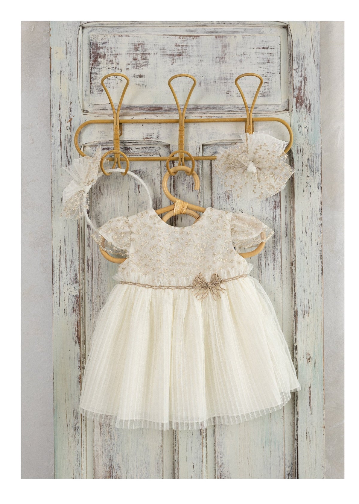 Vestido ni�a beb� - Basmarti 2025 - Frontal - Moda Infantil Chicle