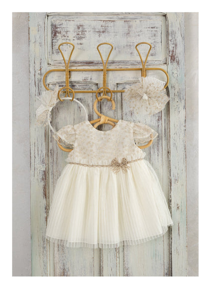 Vestido ni�a beb� - Basmarti 2025 - Frontal - Moda Infantil Chicle