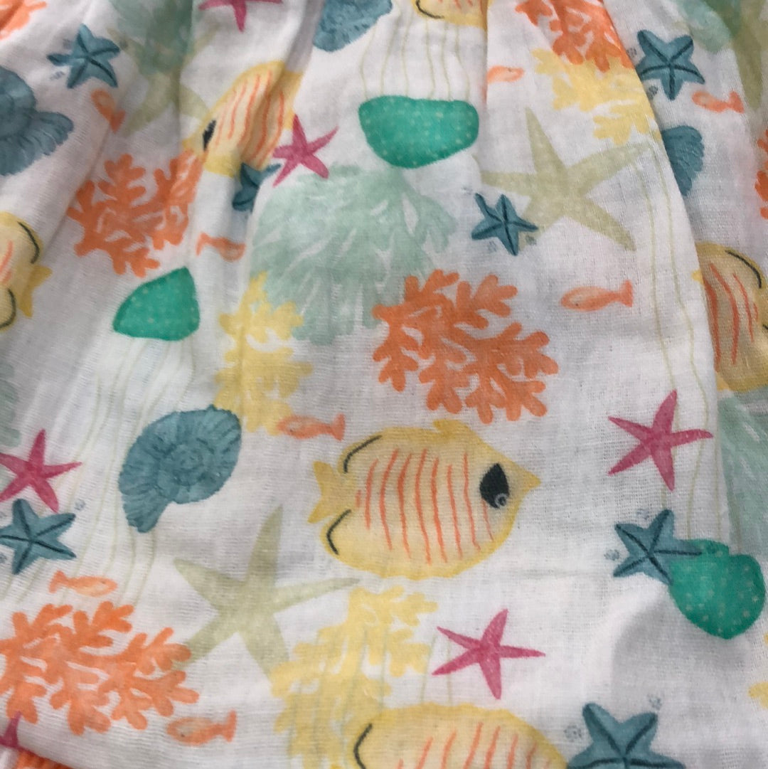 Vestido niña con estampado de Coco Acqua - Detalle 3 - Moda Infantil Chicle