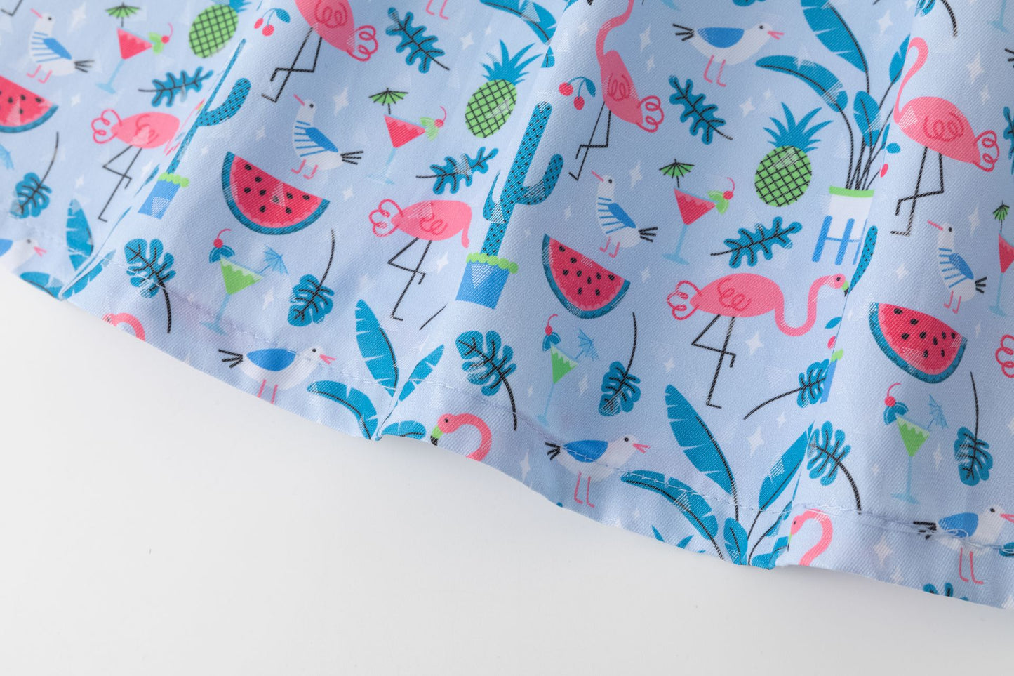 Vestido niña con tirantes cruzados primavera verano 2024 Newness - Detalle 5 - Moda Infantil Chicle