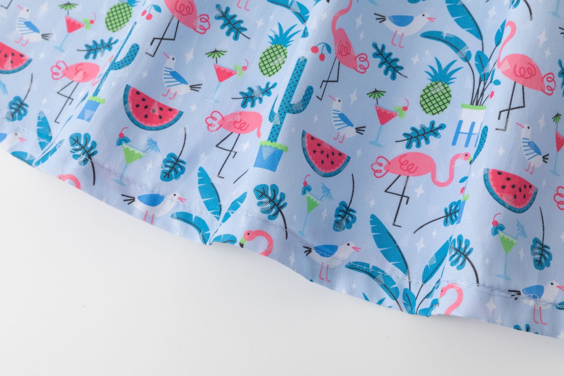 Vestido niña con tirantes cruzados primavera verano 2024 Newness - Detalle 5 - Moda Infantil Chicle