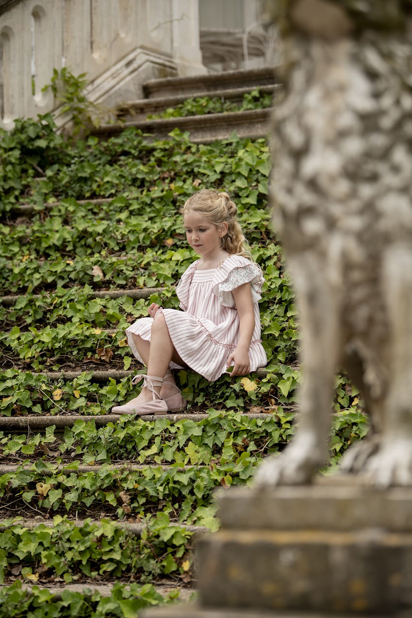 Vestido niña de Coco Aqua - Detalle 2 - Moda Infantil Chicle