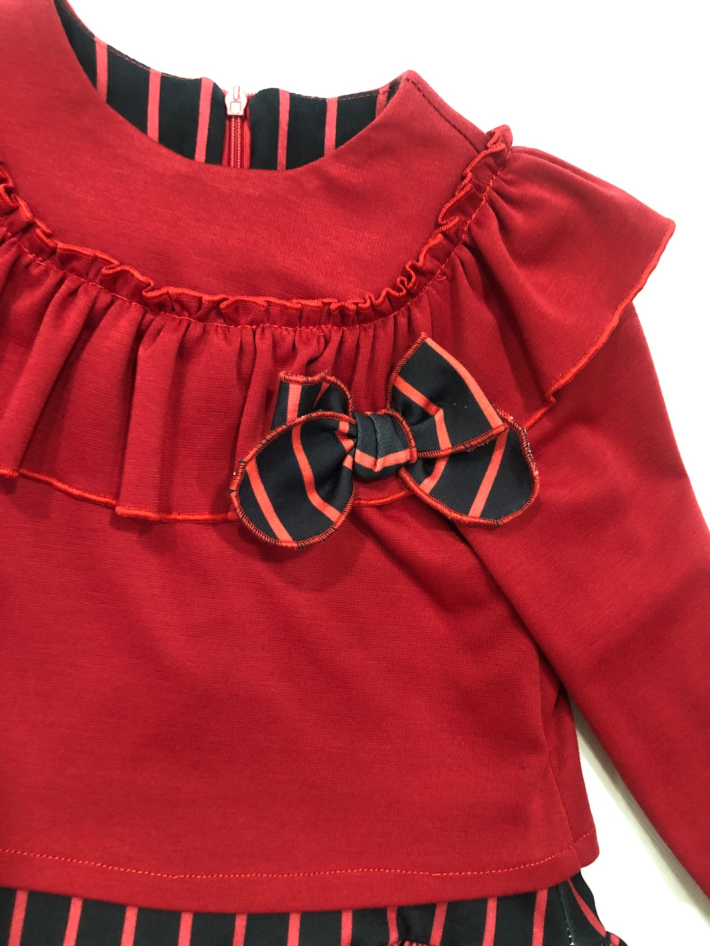 Vestido niña de invierno 2022 - Cuka Basmarti - Detalle 1 - Moda Infantil Chicle