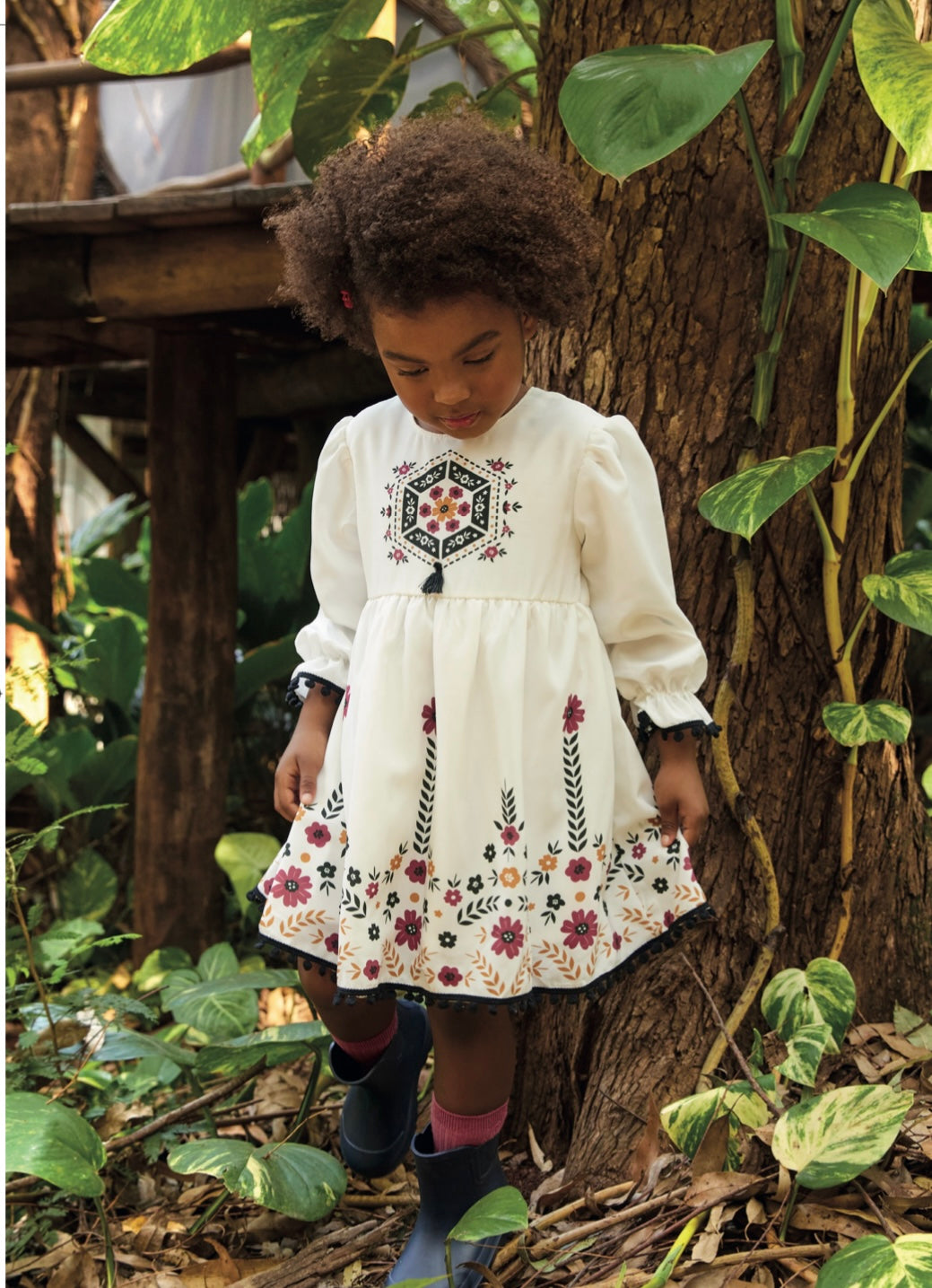 Vestido niña tejido camisa - Kyly otoño 2024 - Detalle 1 - Moda Infantil Chicle
