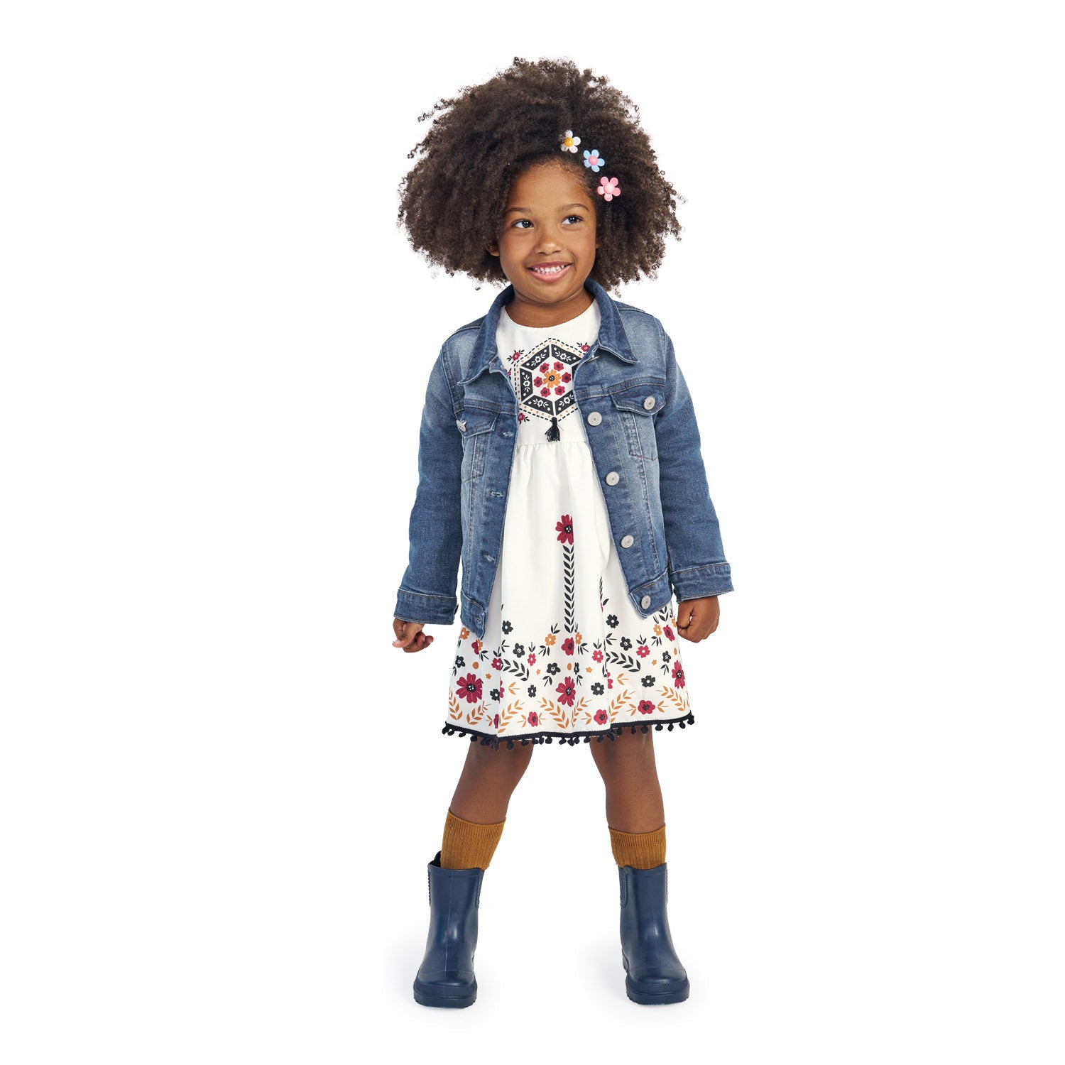 Vestido niña tejido camisa - Kyly otoño 2024 - Detalle 3 - Moda Infantil Chicle