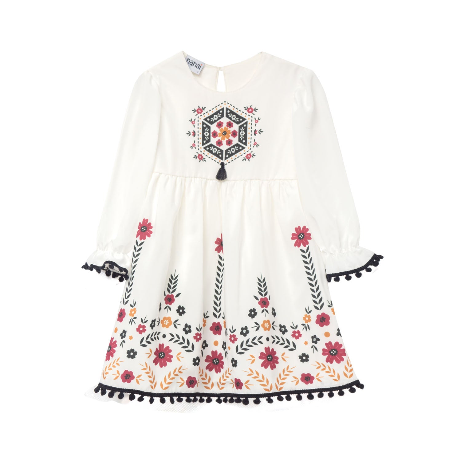 Vestido niña tejido camisa - Kyly otoño 2024 - Frontal - Moda Infantil Chicle