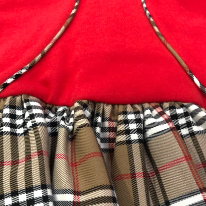 Vestido rojo de niña de invierno 2022 de Nekenia - Detalle 2 - Moda Infantil Chicle