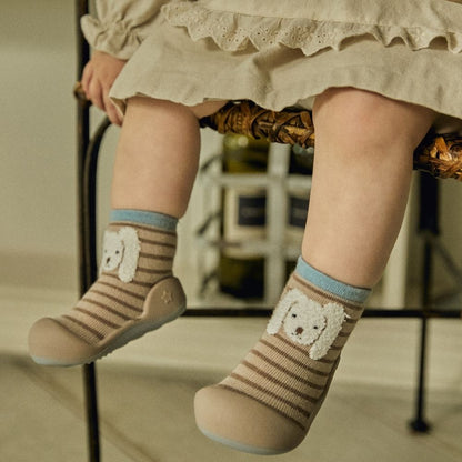 Zapatos Attipas · Big Ears Rabbit Beige · Suela bicolor - Detalle 4 - Moda Infantil Chicle