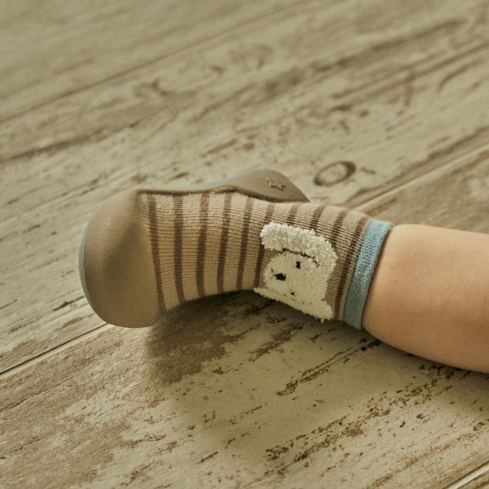 Zapatos Attipas · Big Ears Rabbit Beige · Suela bicolor - Detalle 5 - Moda Infantil Chicle
