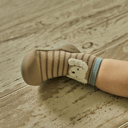 Zapatos Attipas · Big Ears Rabbit Beige · Suela bicolor - Detalle 5 - Moda Infantil Chicle