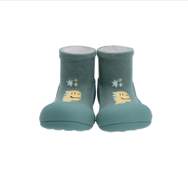 Zapatos Attipas � DINO GREEN - Frontal - Moda Infantil Chicle