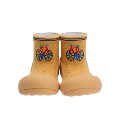Zapatos Attipas � DM BICYCLE YELLOW - Frontal - Moda Infantil Chicle