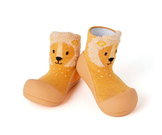 Zapatos Attipas · Zoopatia Lion - Frontal - Moda Infantil Chicle